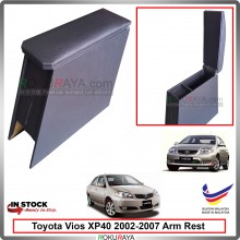 Toyota Vios XP40 (1st Gen) 2002-2007 4' Plywood PVC Armrest Center Console Box (Black)